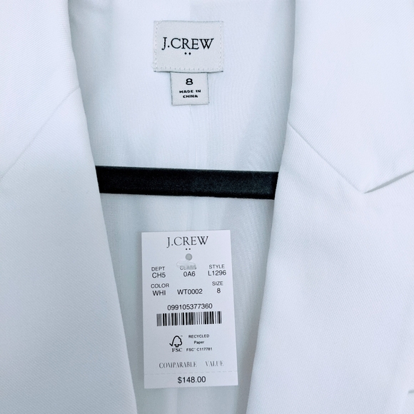 J. Crew Factory Cotton Work Blazer - Picture 3 of 14